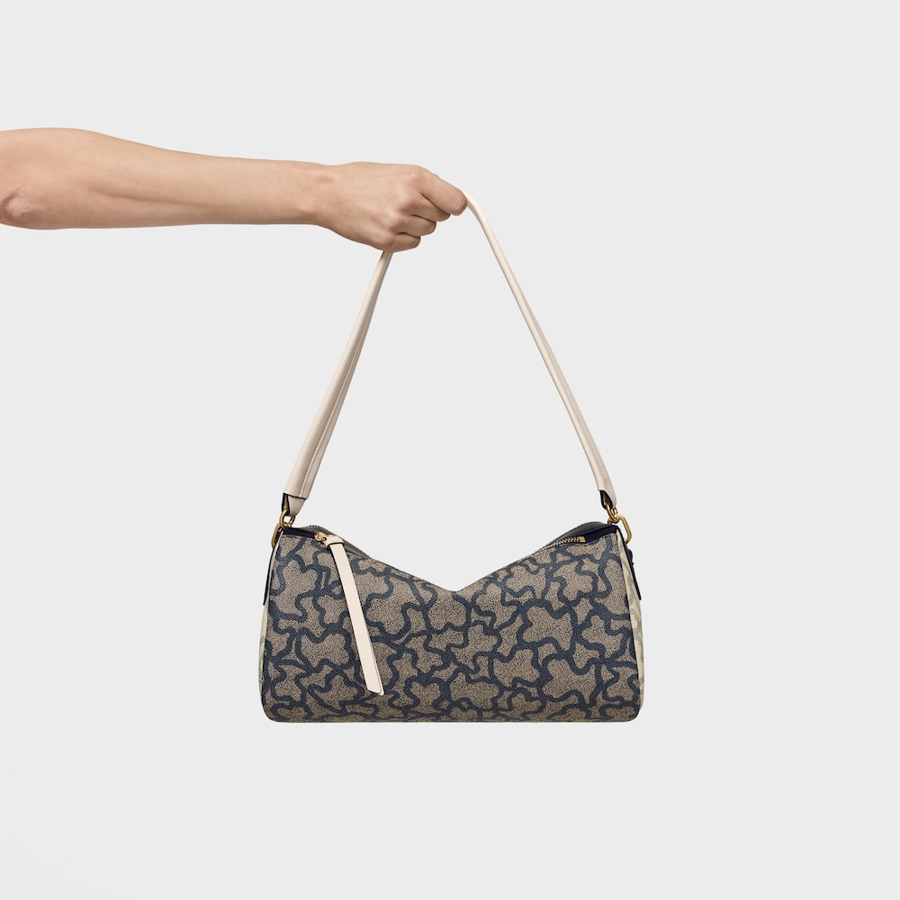 Stredne veľk&aacute; čierna Crossbody kabelka TOUS Kaos Icon