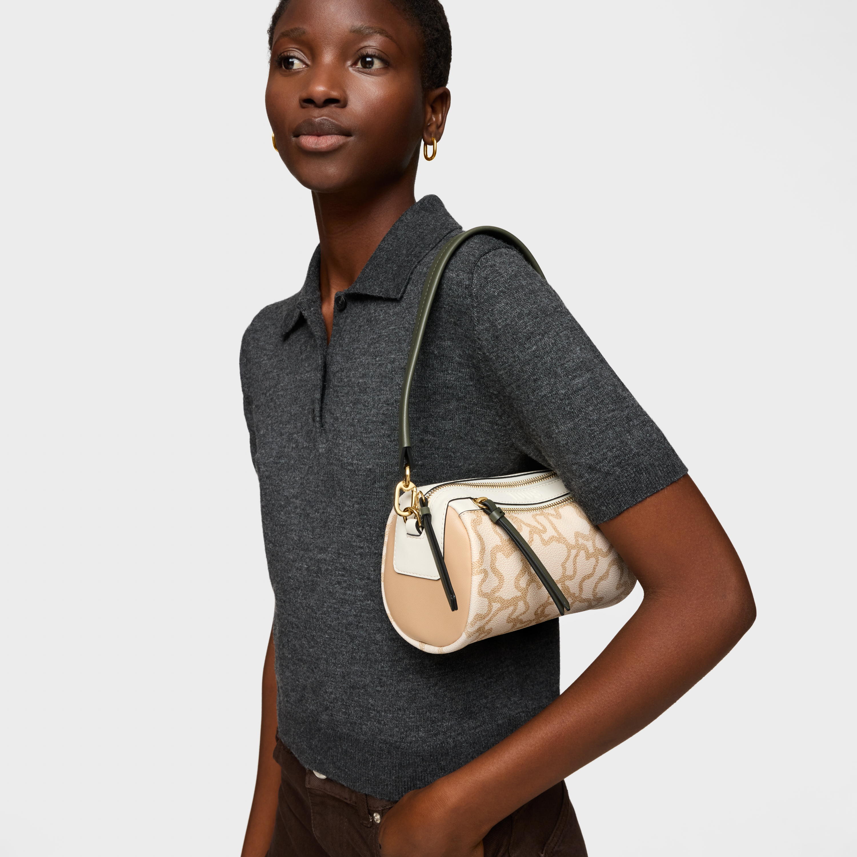 Sand-colored Minibag TOUS Kaos Icon