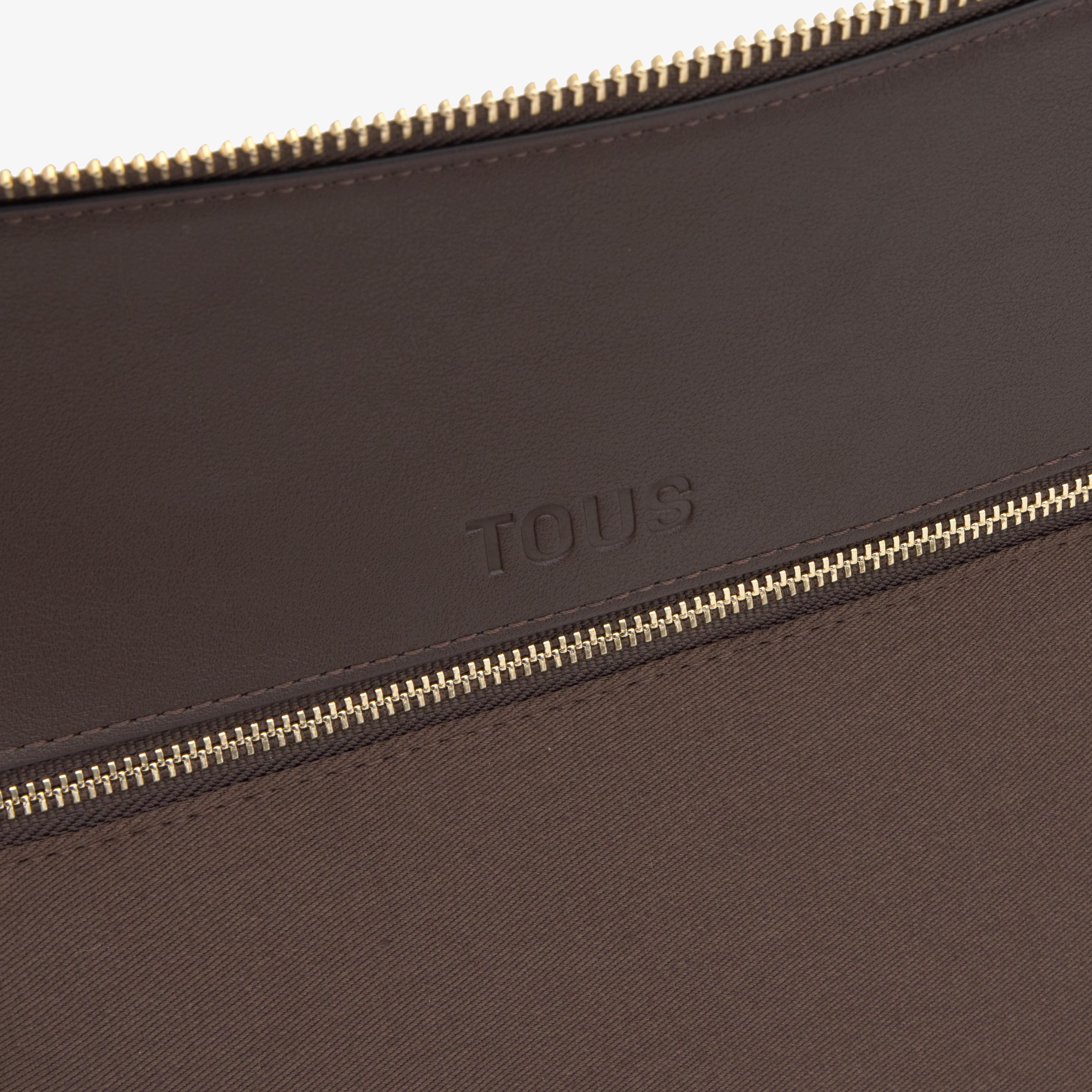 Large brown Tote bag TOUS Kaos Mini Lines