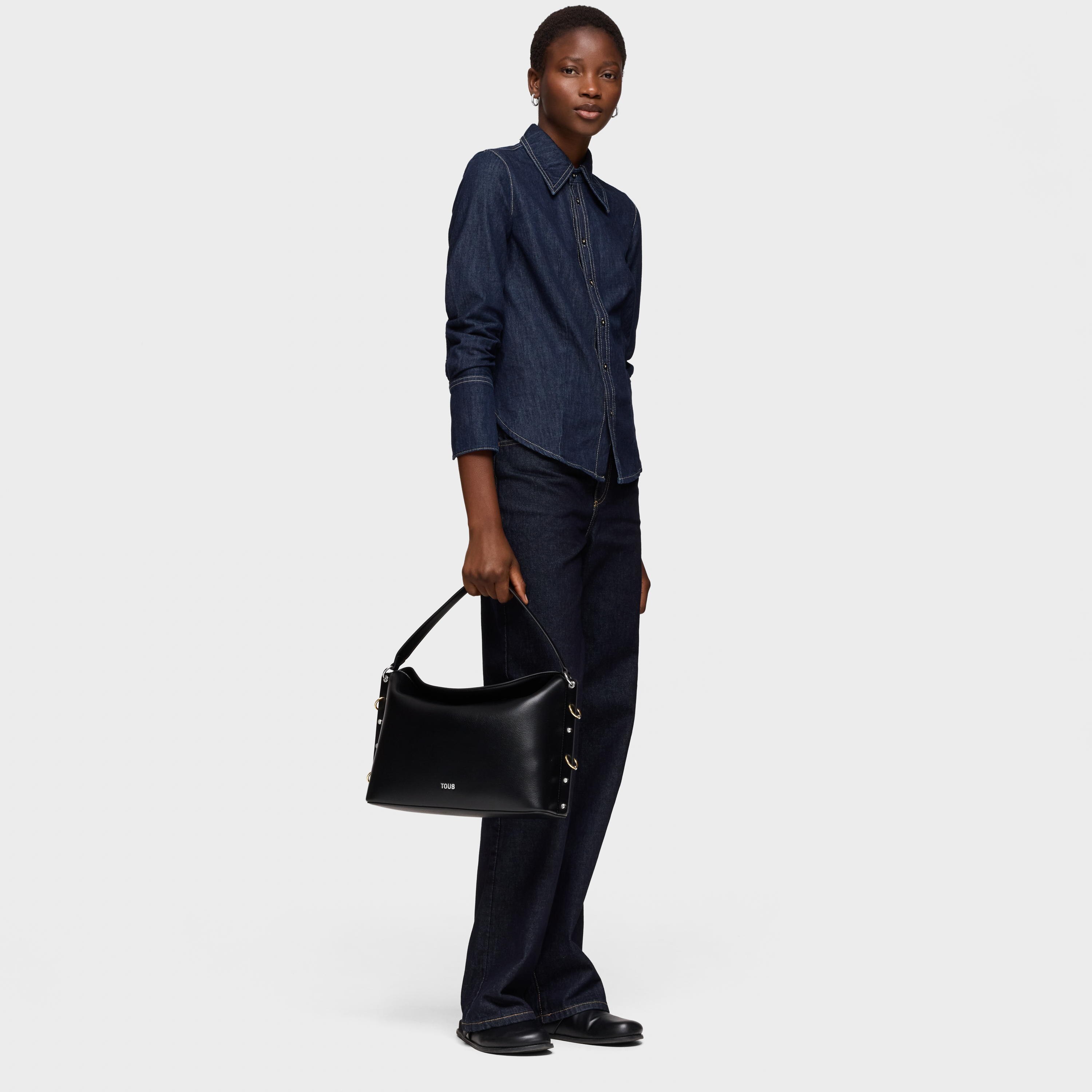Black City bag TOUS Jewelry Studs