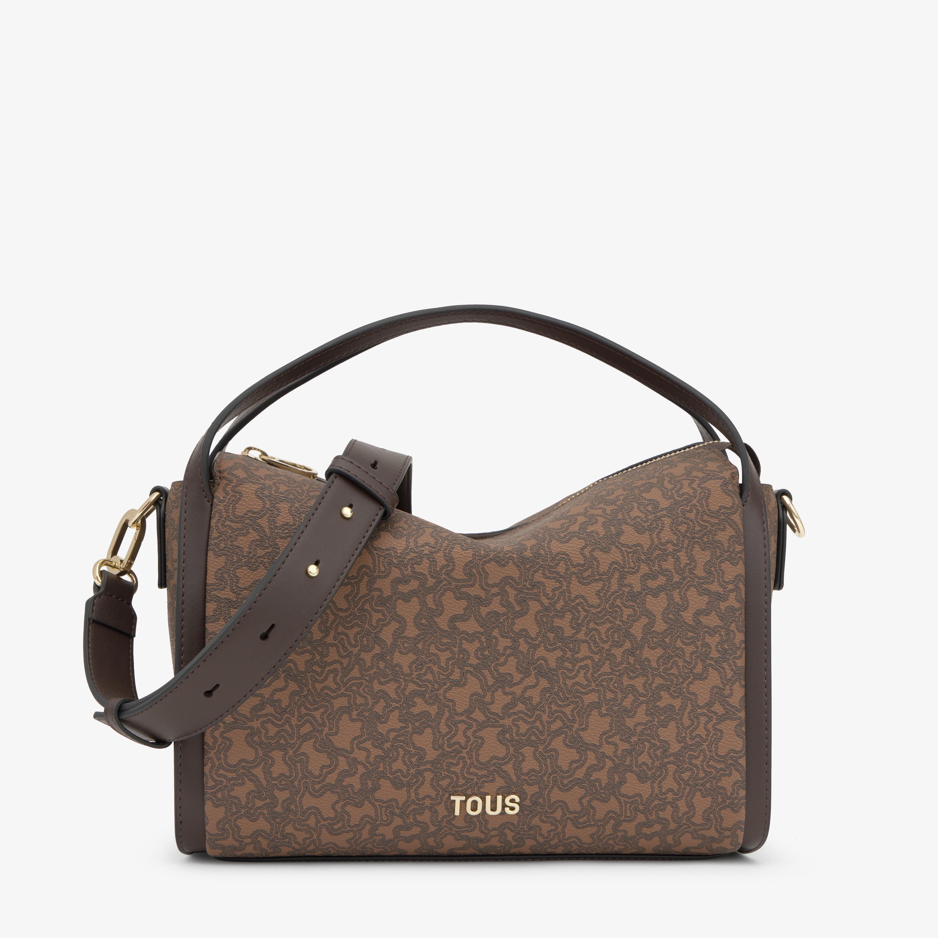 Medium brown City bag TOUS Kaos Mini Lines | TOUS