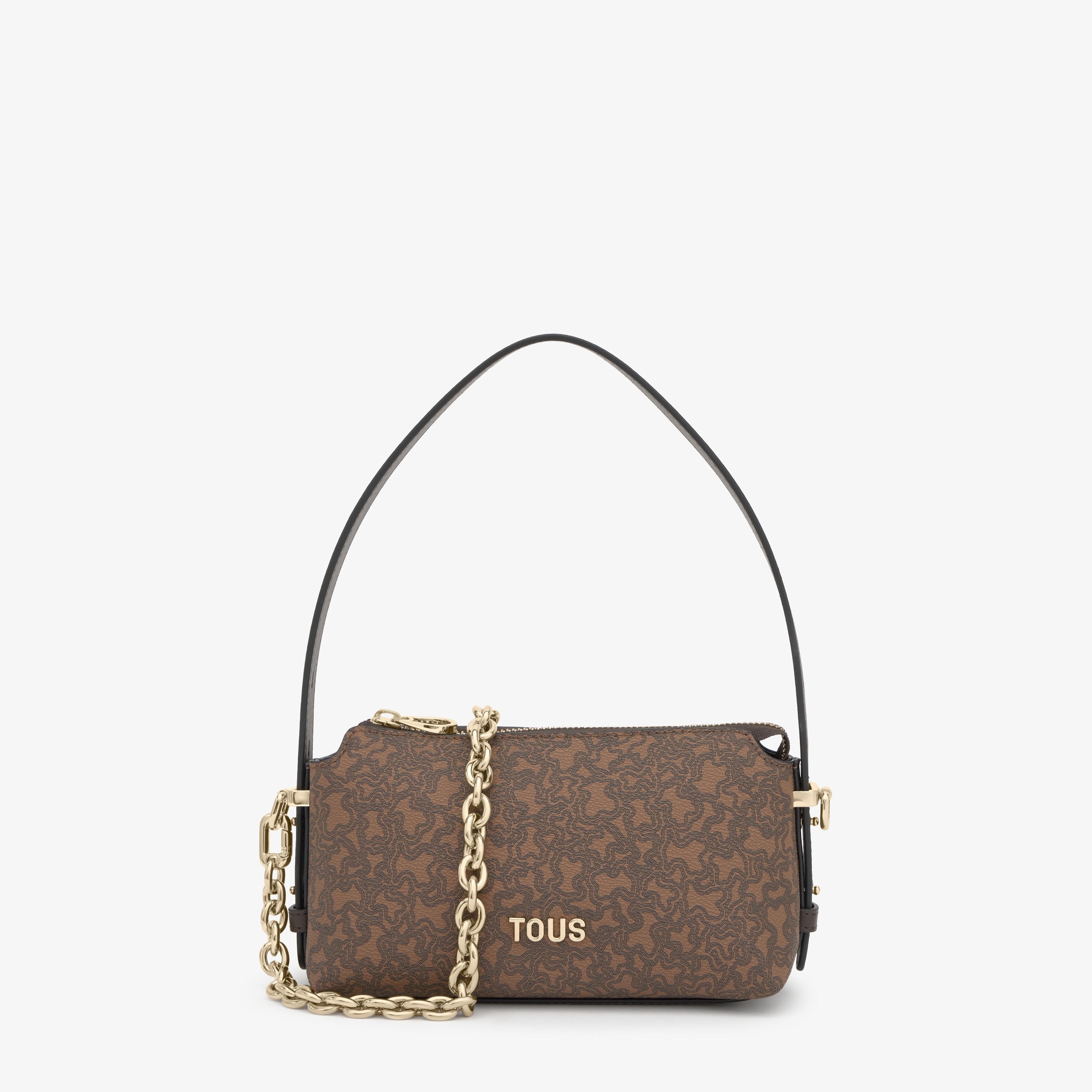 Brown Minibag TOUS Kaos Mini Lines