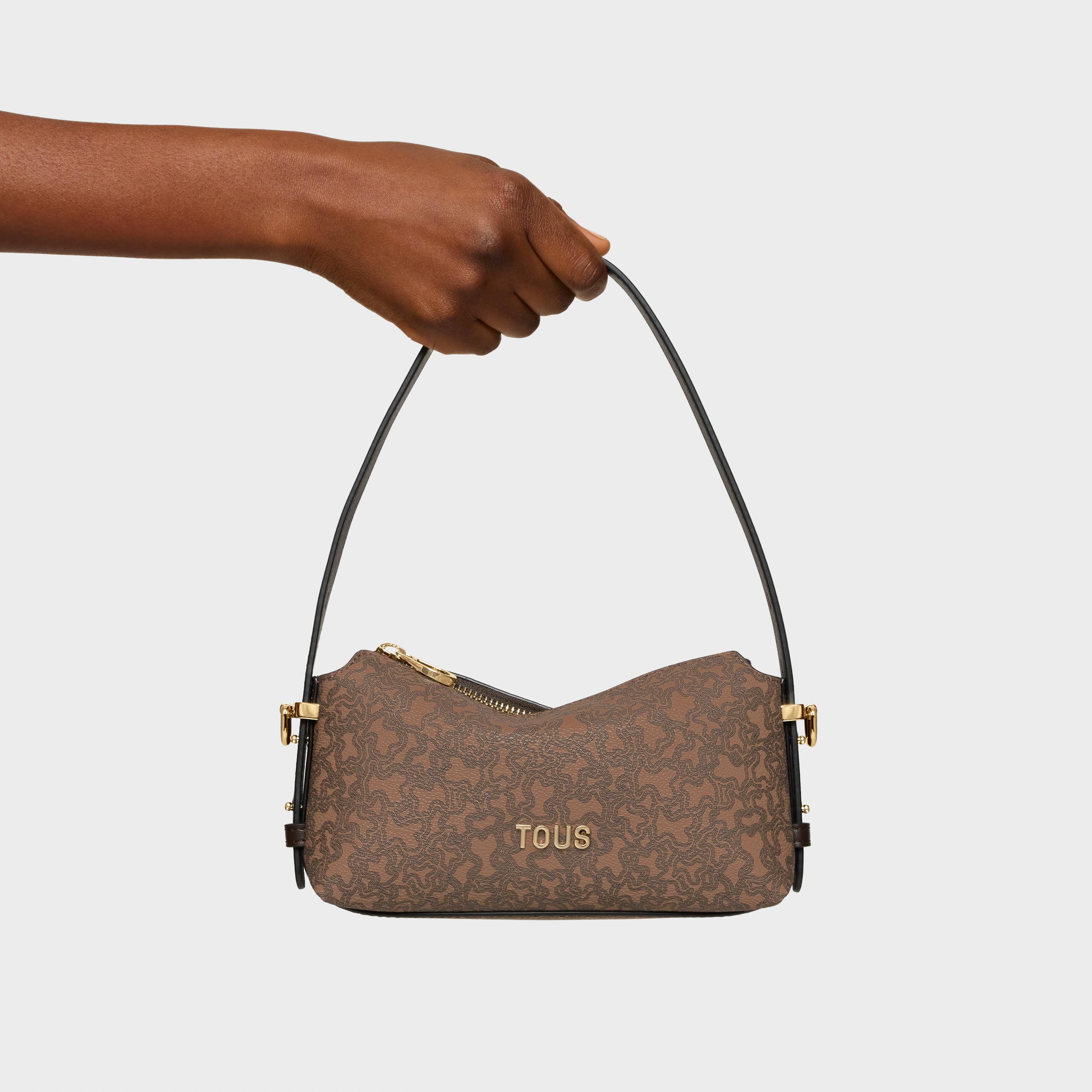 Brown Minibag TOUS Kaos Mini Lines