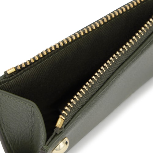 Porta-moedas/porta-cart&otilde;es caqui TOUS Jewelry Studs