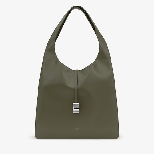 Medium khaki Shopping bag TOUS Shadow