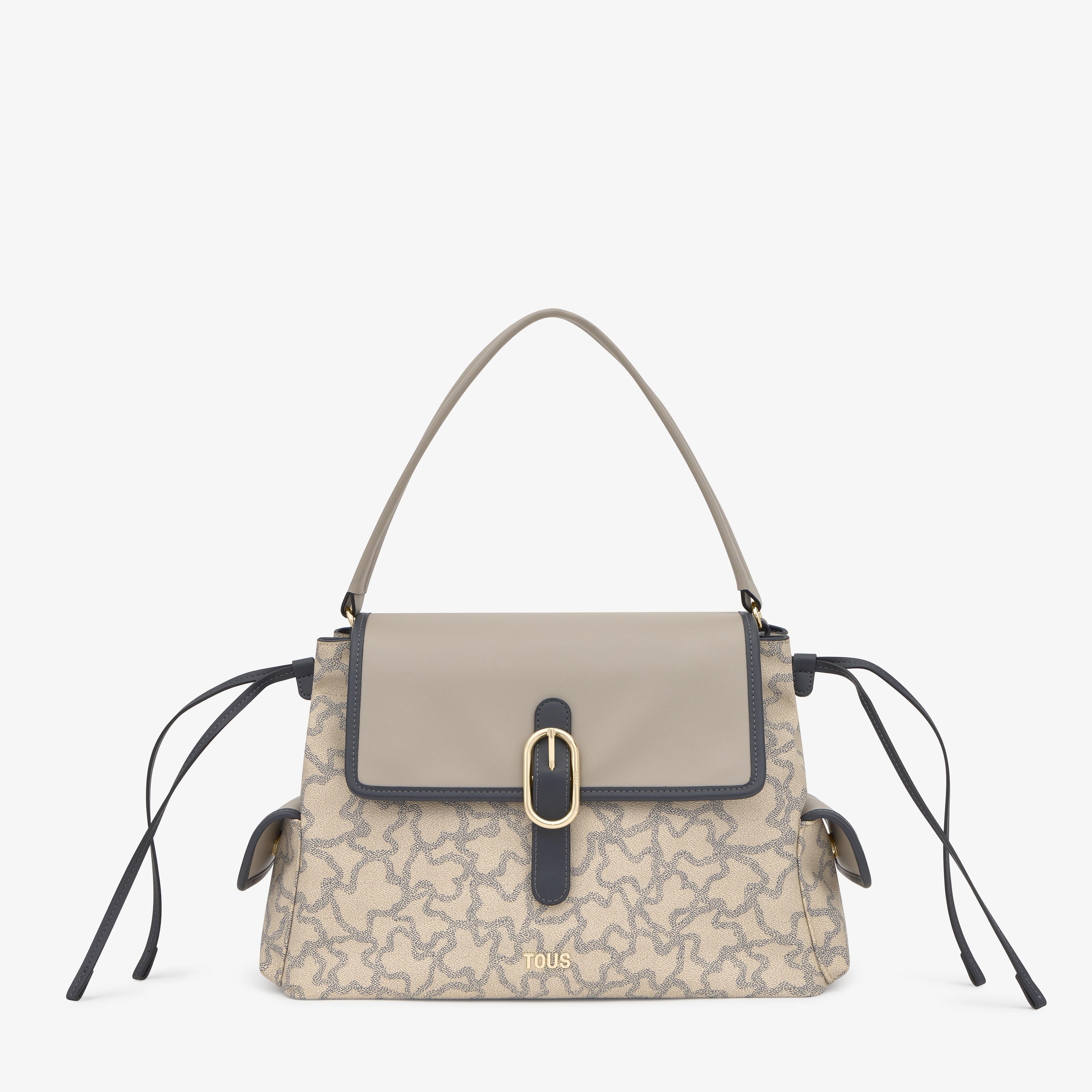 Small taupe-colored Shopping bag TOUS Kaos Icon