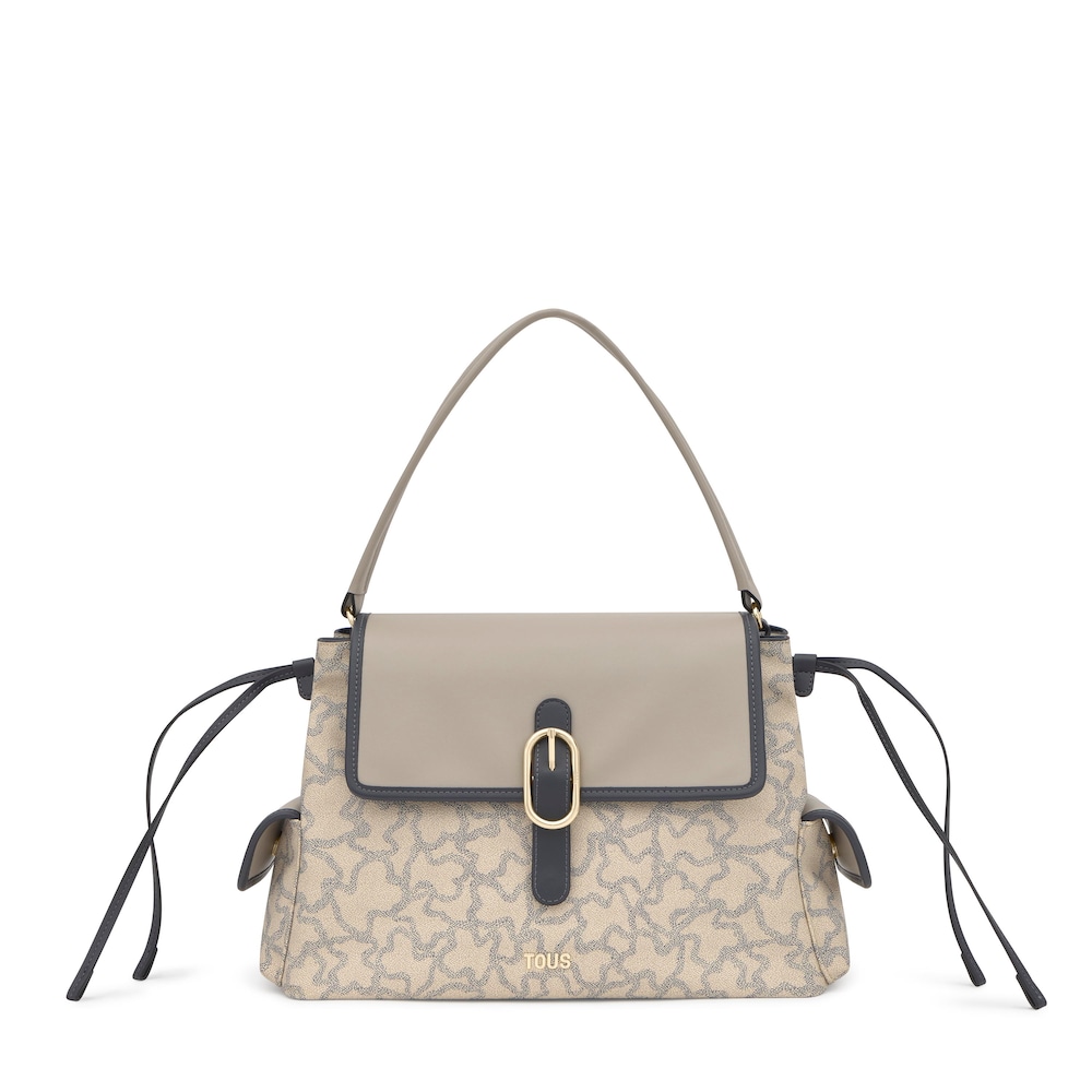 Mała szarobrązowa Torebka shopper TOUS Kaos Icon
