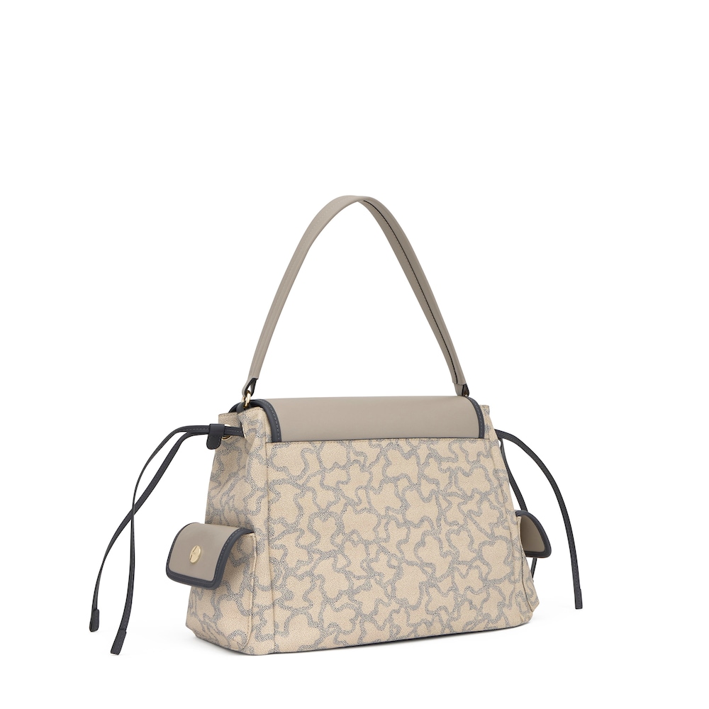 Mała szarobrązowa Torebka shopper TOUS Kaos Icon