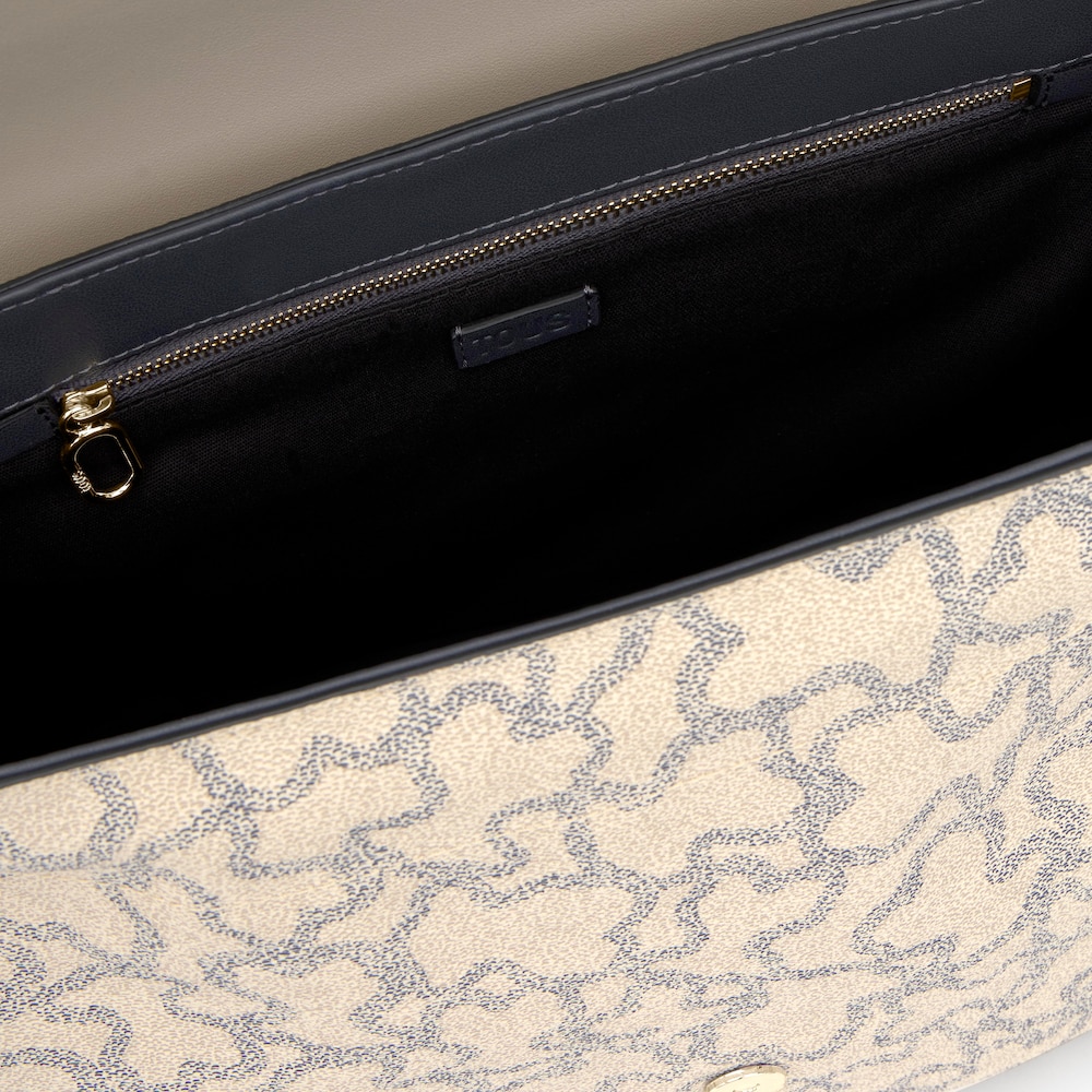 Mała szarobrązowa Torebka shopper TOUS Kaos Icon