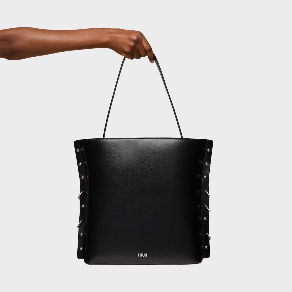 Tote bag nera TOUS Jewelry Studs
