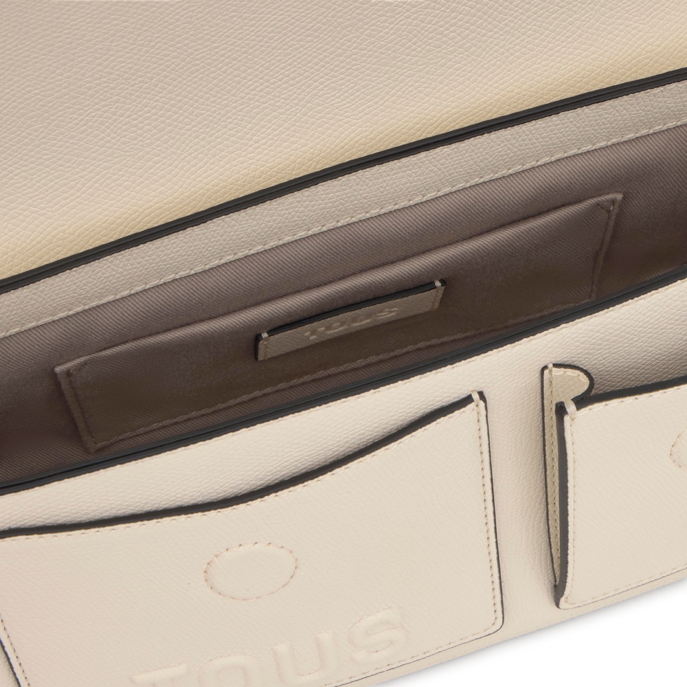 Bandolera mediana beige TOUS Back to basics