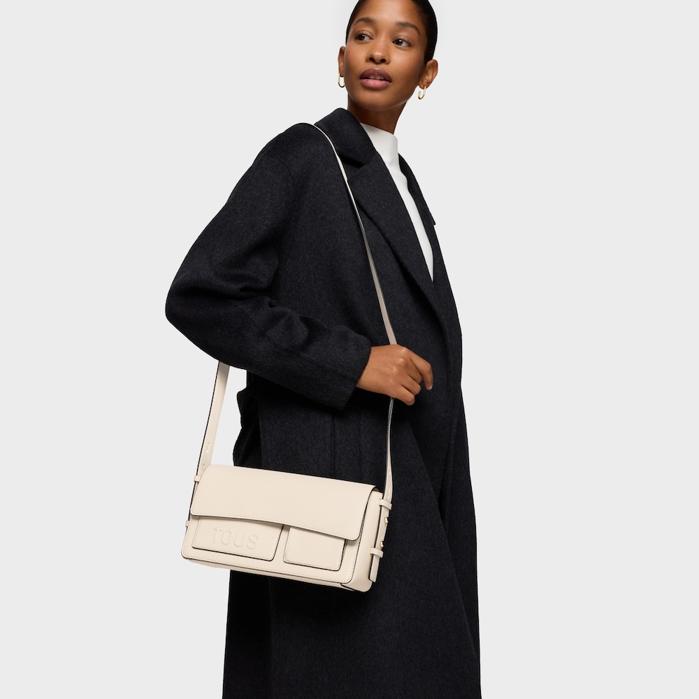 Bandolera mediana beige TOUS Back to basics