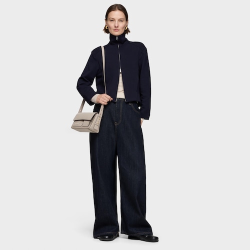 Sac &agrave; bandouli&egrave;re taupe moyen TOUS Back to Basics