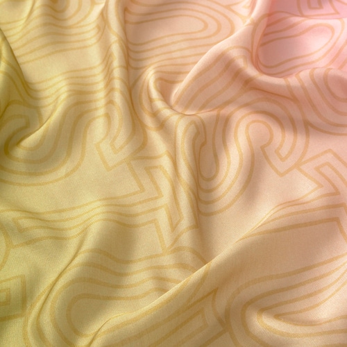 Foulard rosa TOUS Lines Gradient Repeat