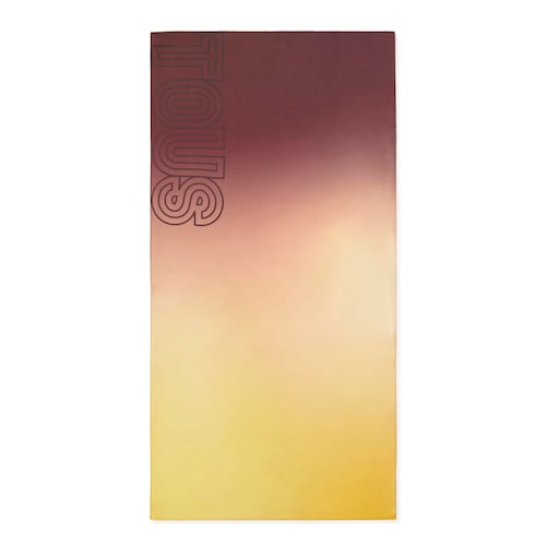 Foulard bordeaux multi TOUS Lines Gradient