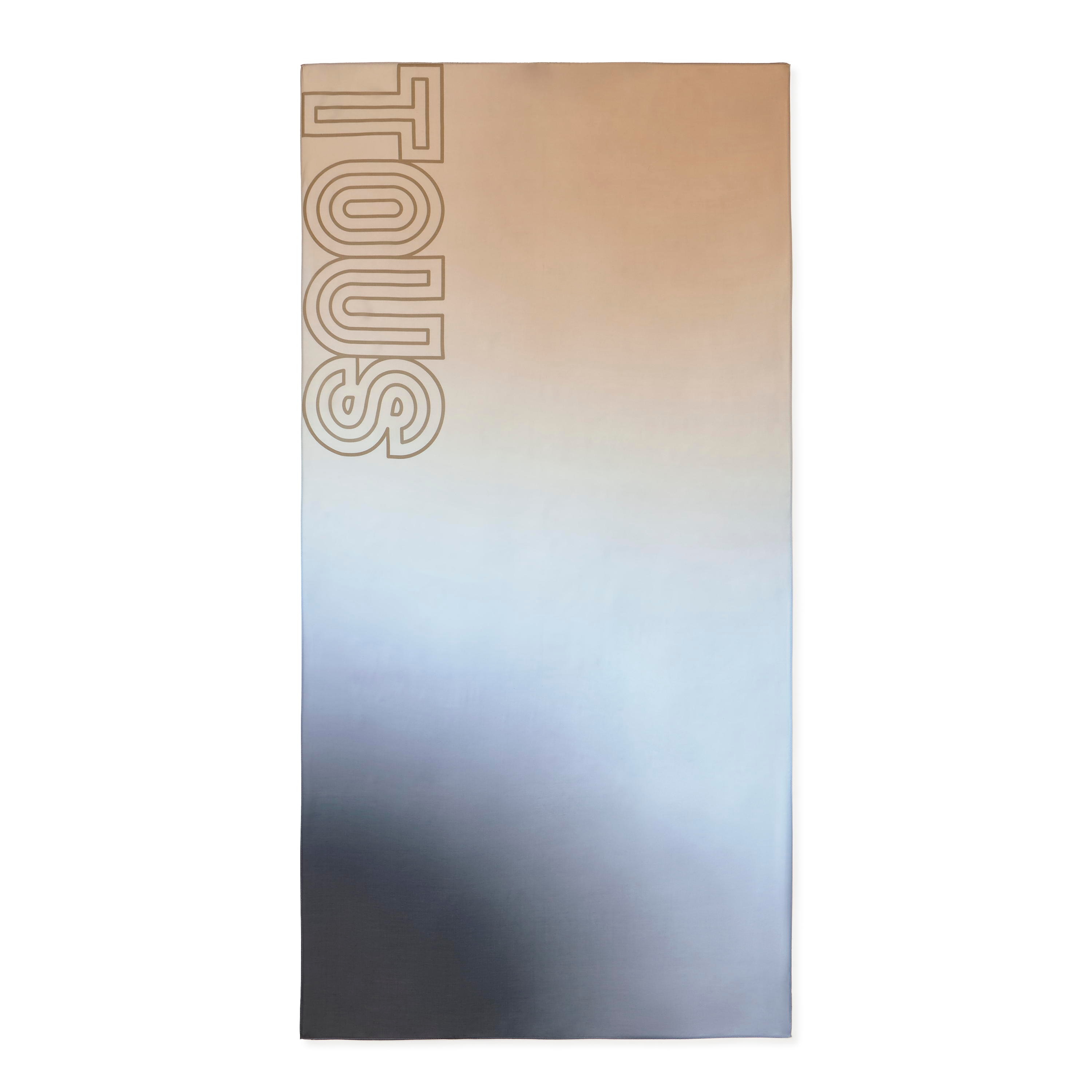 Black multicolored Foulard TOUS Lines Gradient