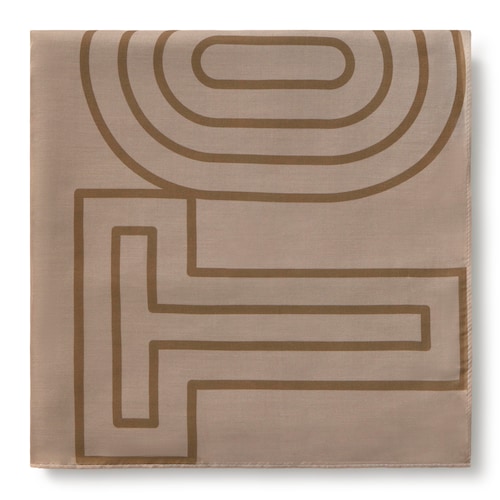 Foulard preto multi TOUS Lines Gradient