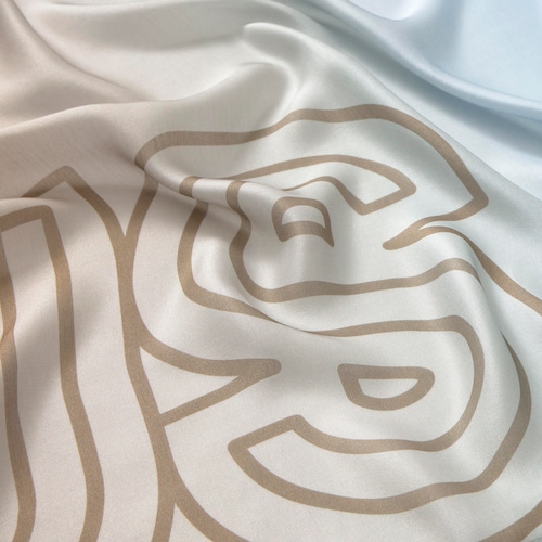 Foulard preto multi TOUS Lines Gradient