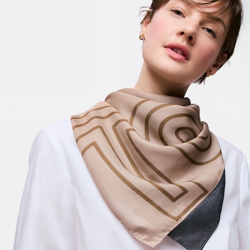 Mehrfarbig-schwarzer Foulard TOUS Lines Gradient