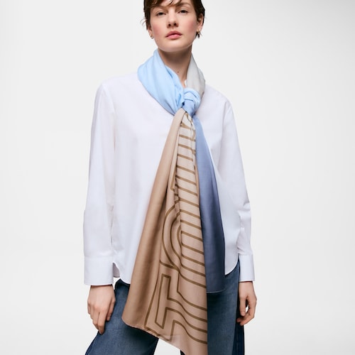 Mehrfarbig-schwarzer Foulard TOUS Lines Gradient