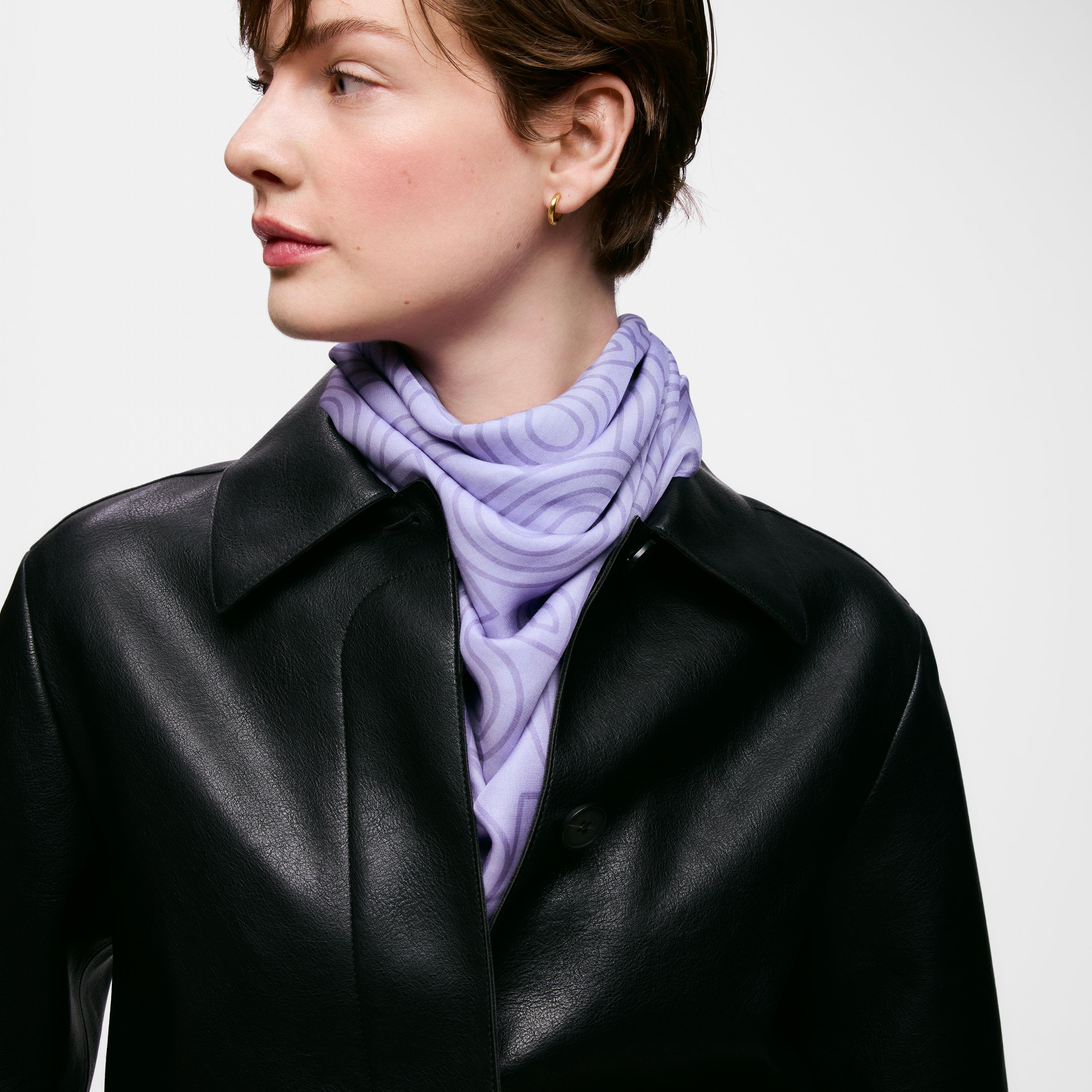 Mauve Foulard TOUS Lines Gradient Repeat