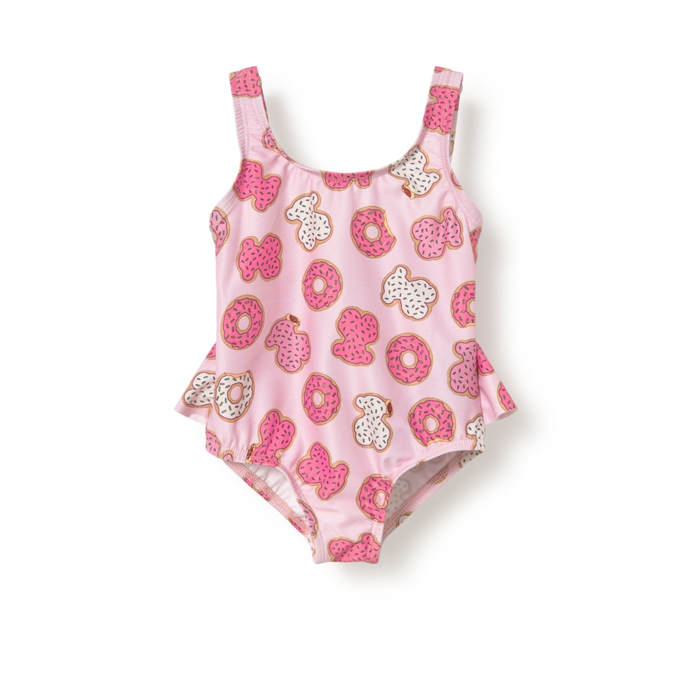 Pink Donut baby girl swimsuit