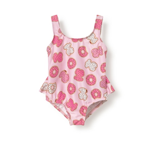 Pink Donut baby girl swimsuit