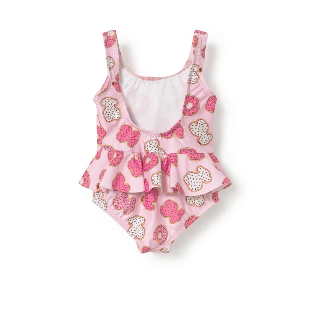 Pink Donut baby girl swimsuit
