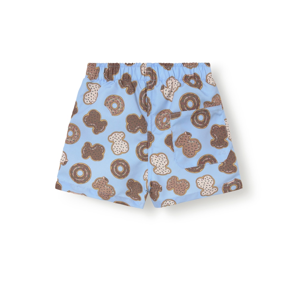 Light blue Donut baby boy swim shorts