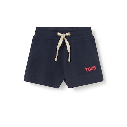 Navy casual baby bermuda shorts image number 0