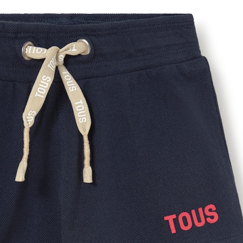 Navy casual baby bermuda shorts