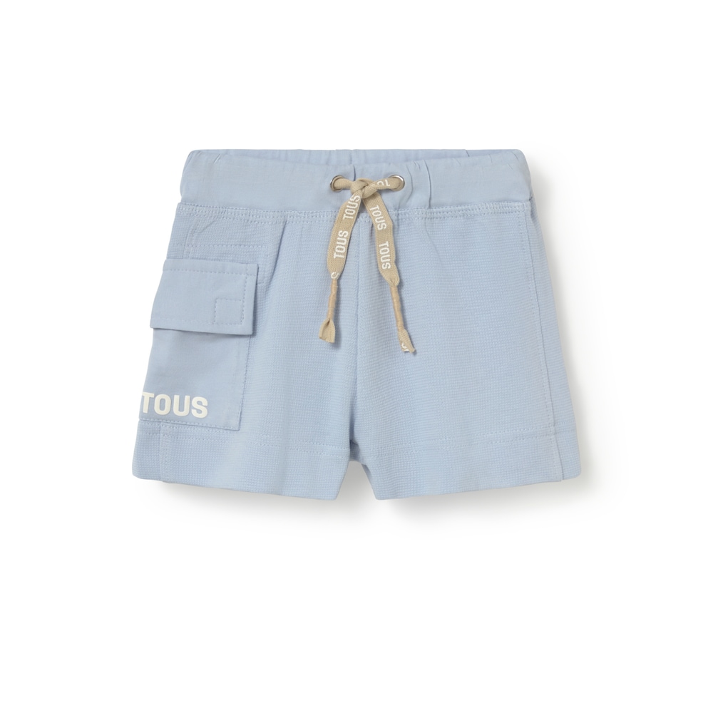 Bermudas cargo Casual azul-celeste