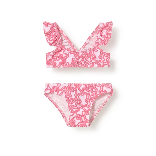 Bikini de ni&ntilde;a Kaos rosa