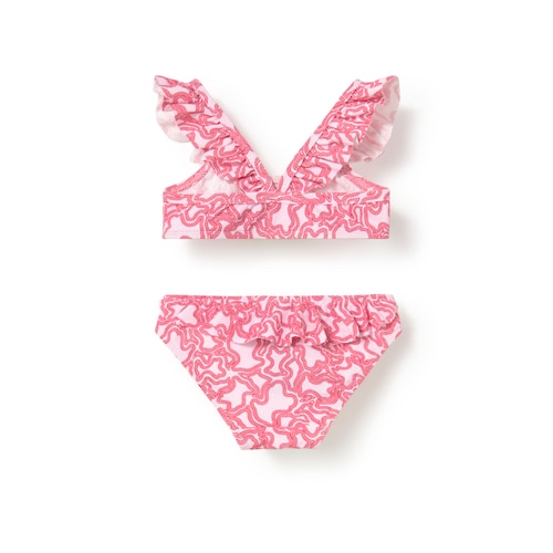 Bikini de ni&ntilde;a Kaos rosa