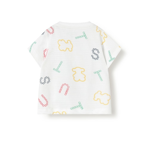 Samarreta amb lletres Casual blanca