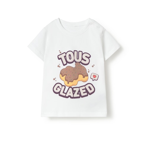Brown Donut baby beach T-shirt