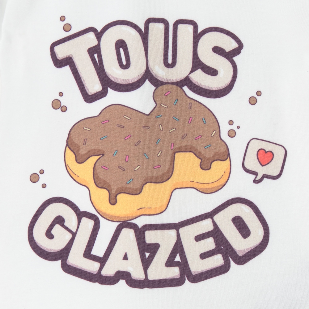 Camiseta de playa Donut marr&oacute;n