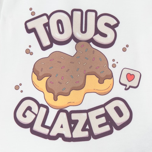 Brown Donut baby beach T-shirt