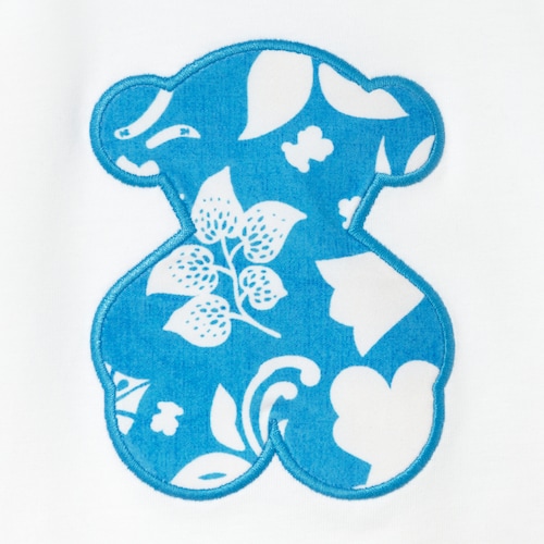 Blue Flower baby beach T-shirt
