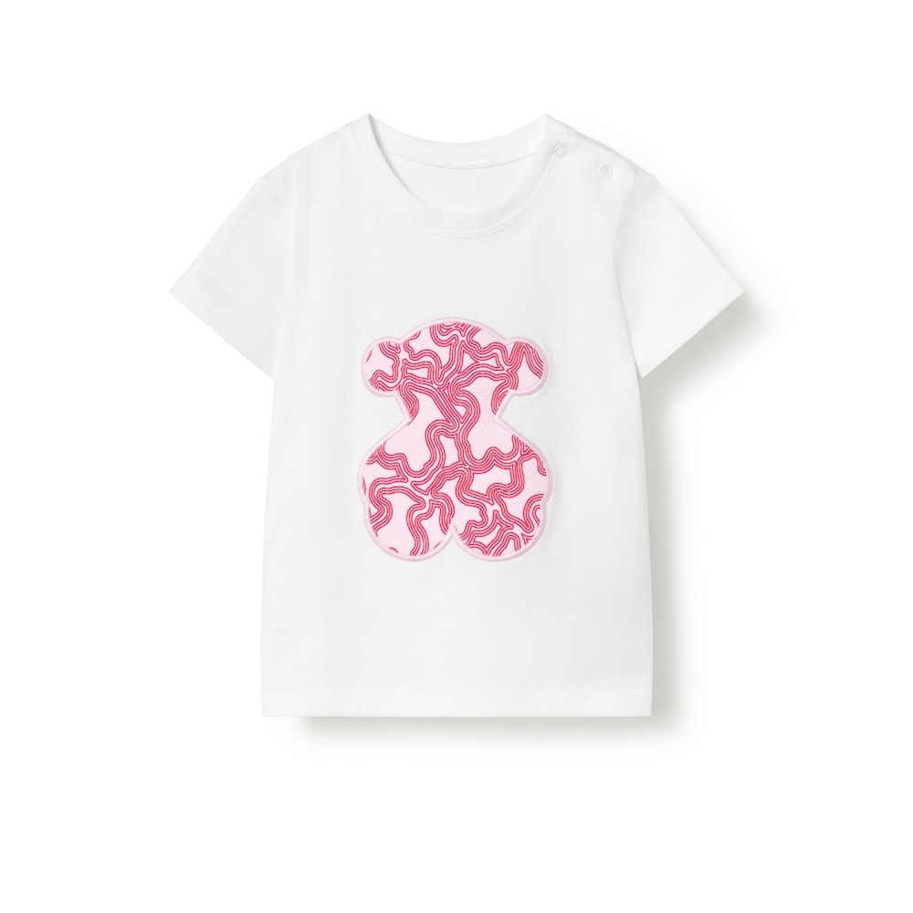 T-shirt de praia Kaos rosa