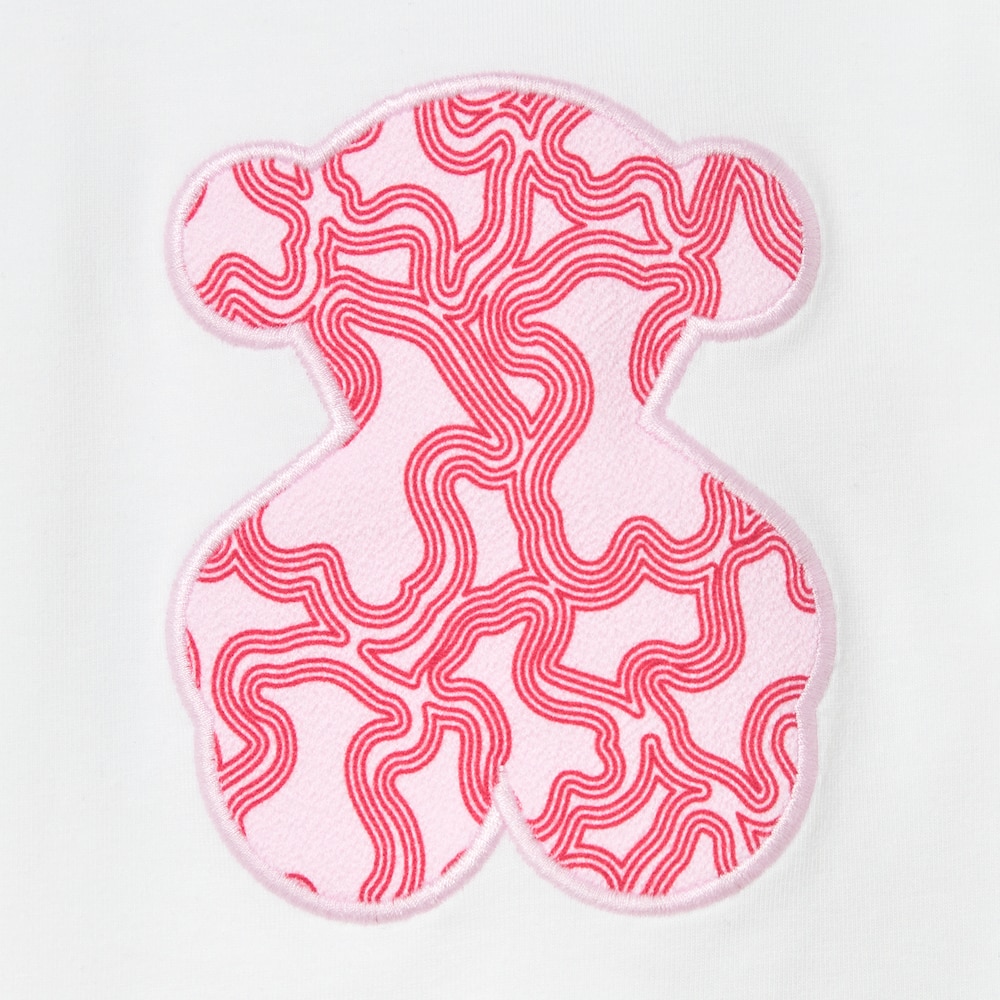 T-shirt de praia Kaos rosa