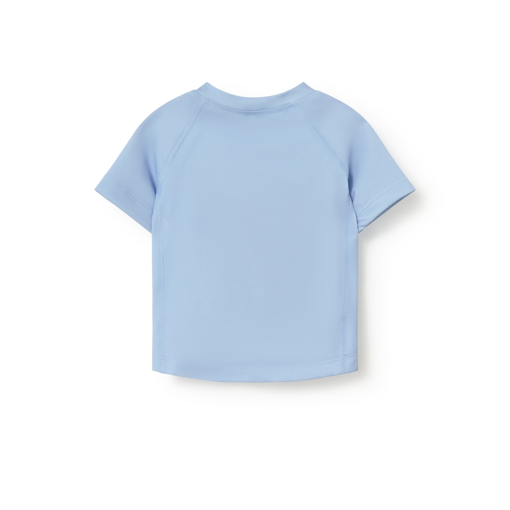 Samarreta de platja m&agrave;niga 3/4 Donut blau cel