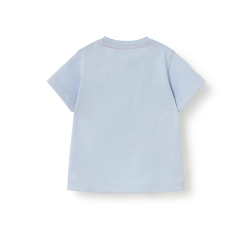 Light blue casual dyed baby T-shirt