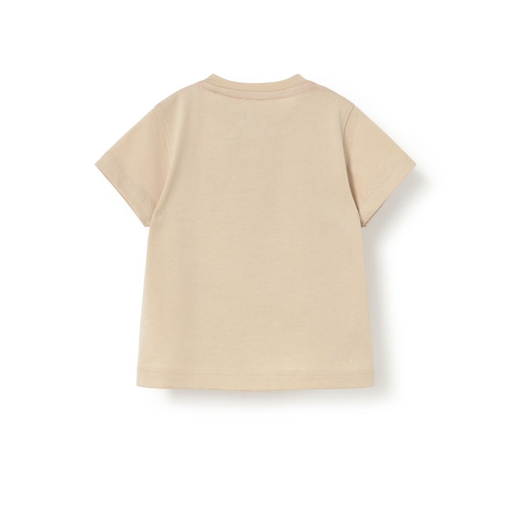 Camiseta te&ntilde;ida Casual beige