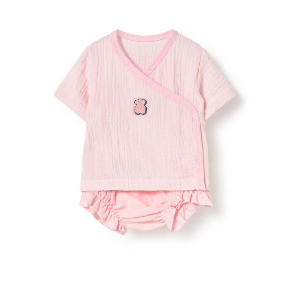 Pink Const baby set