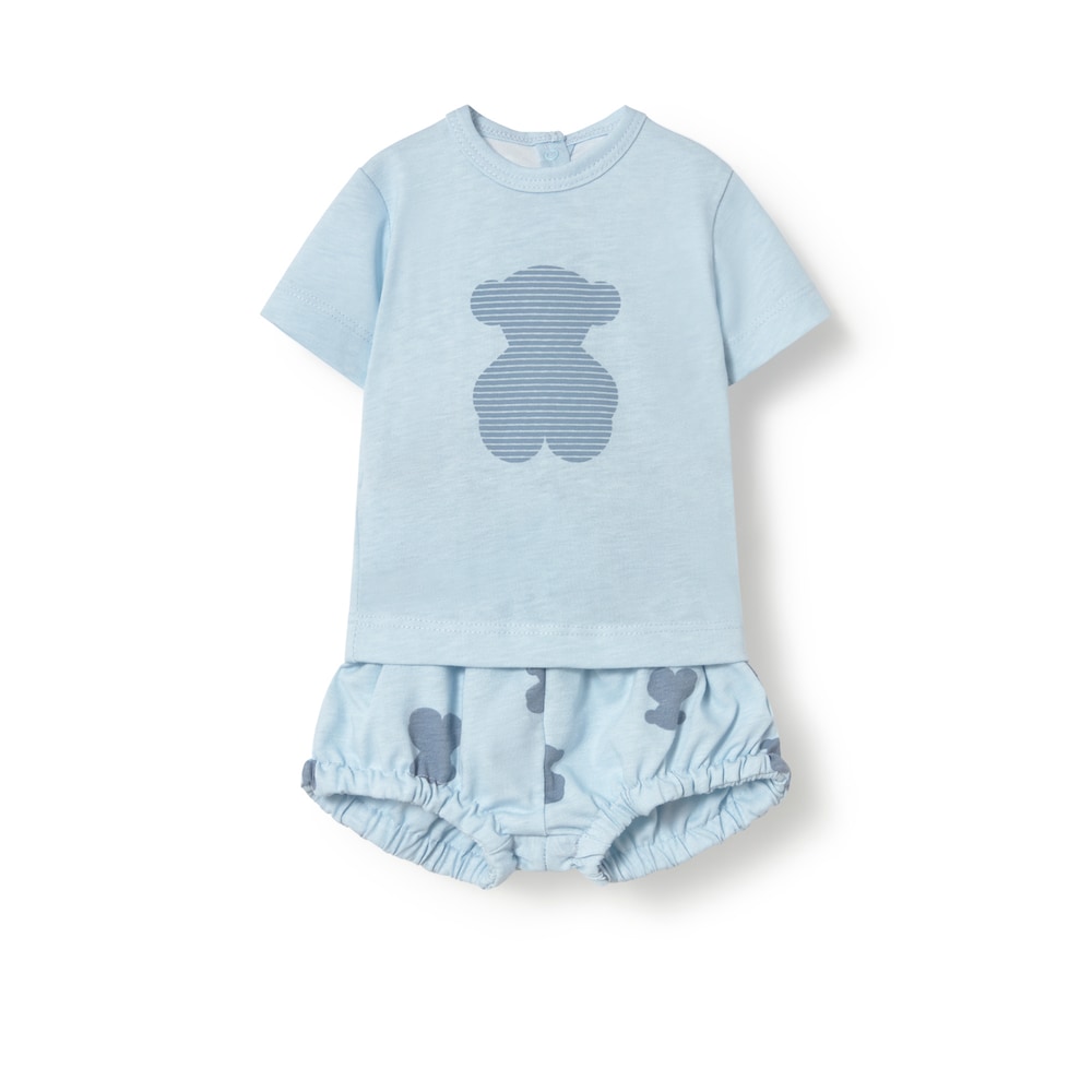 Conjunt de nad&oacute; Fluffy blau cel