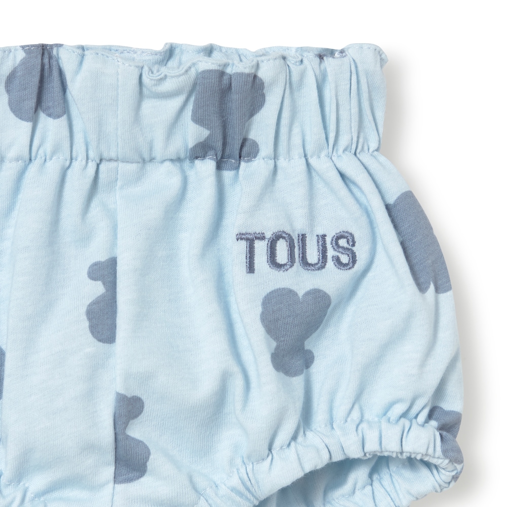 Conjunt de nad&oacute; Fluffy blau cel