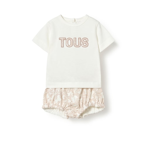 Beige Kaos baby set