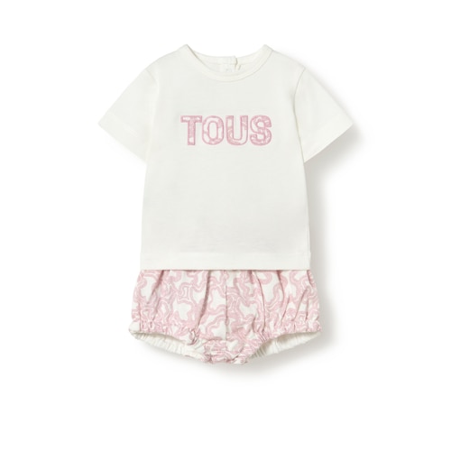 Beige Kaos baby set