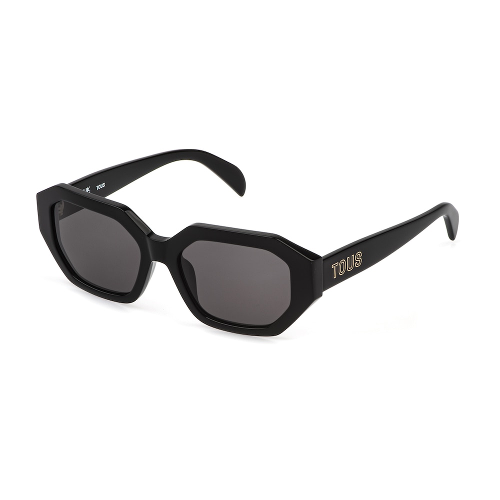 Gafas de sol en color negro Geometric Logo